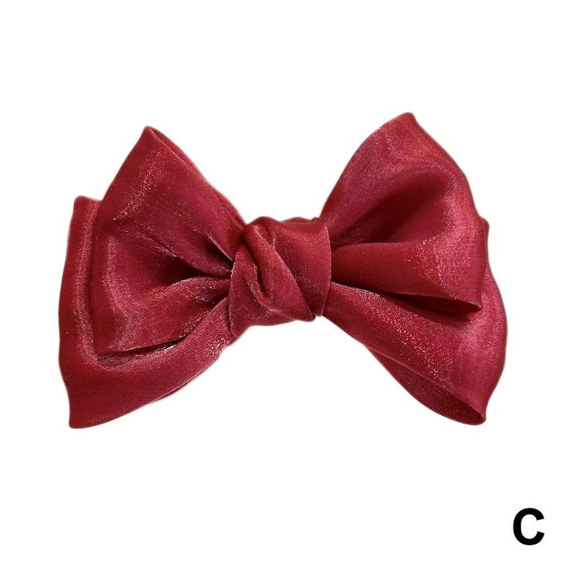 1pc elegant bow bun hair clip, new trendy hair clip for women, super fairy-like French spring hair clip.
